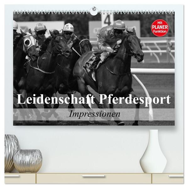 Leidenschaft Pferdesport - Impressionen (hochwertiger Premium Wandkalender 2026 DIN A2 quer) Kunstdruck in Hochglanz
