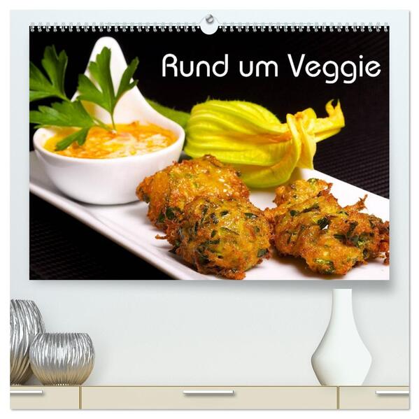 Rund um Veggie (hochwertiger Premium Wandkalender 2026 DIN A2 quer) Kunstdruck in Hochglanz