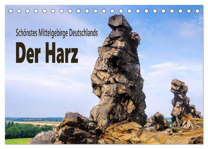 Der Harz - Schönstes Mittelgebirge Deutschlands (Tischkalender 2026 DIN A5 quer) CALVENDO Monatskalender