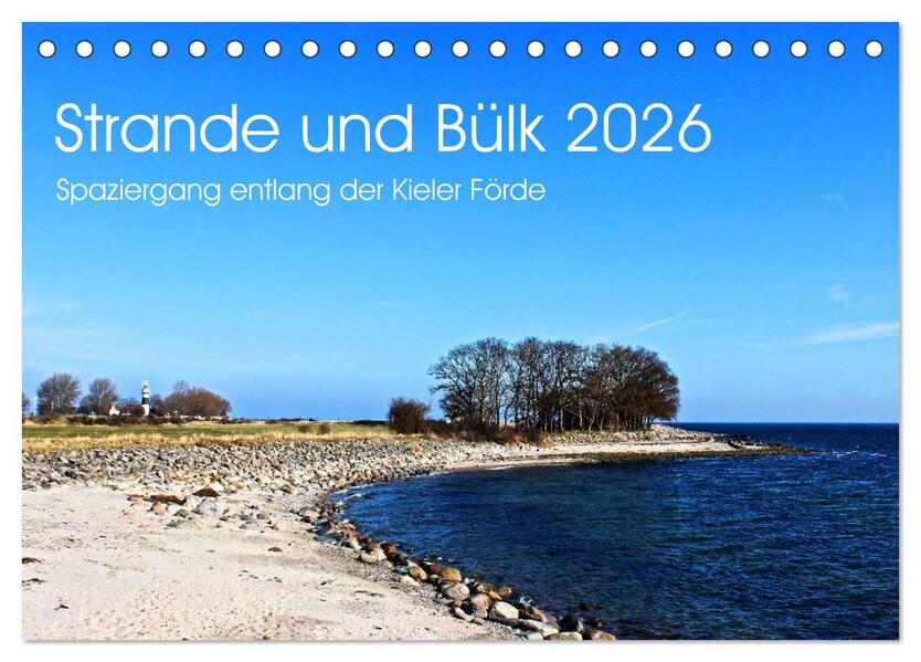 Strande und Bülk 2026 (Tischkalender 2026 DIN A5 quer) CALVENDO Monatskalender