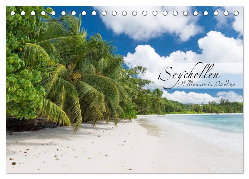 Seychellen - Willkommen im Paradies (Tischkalender 2026 DIN A5 quer) CALVENDO Monatskalender