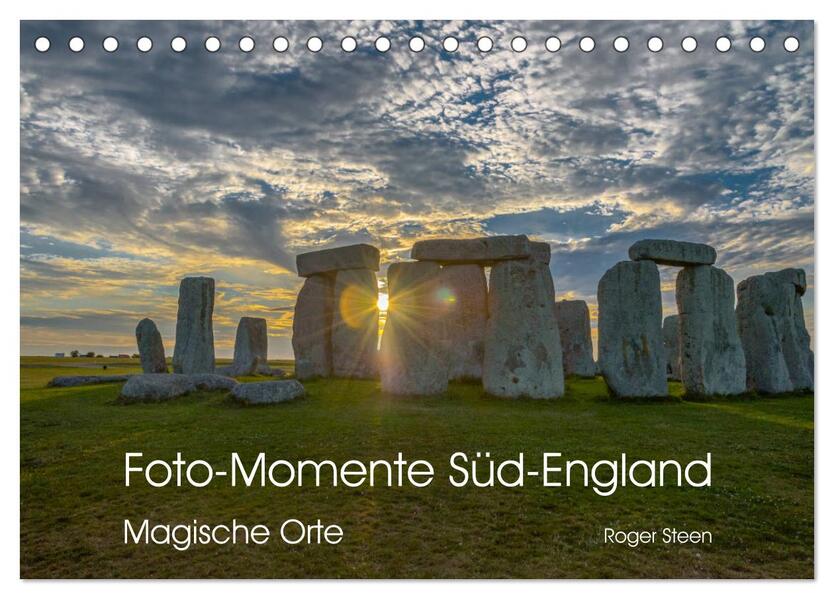 Foto-Momente Süd-England - Magische Orte (Tischkalender 2026 DIN A5 quer) CALVENDO Monatskalender
