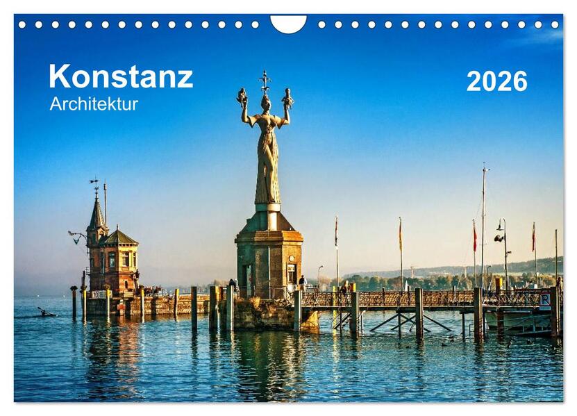 Konstanz Architektur (Wandkalender 2026 DIN A4 quer) CALVENDO Monatskalender