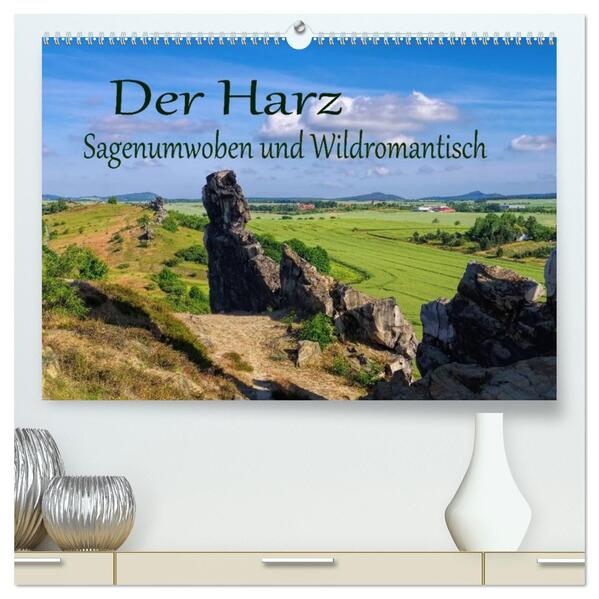 Der Harz - Sagenumwoben und Wildromantisch (hochwertiger Premium Wandkalender 2026 DIN A2 quer) Kunstdruck in Hochglanz