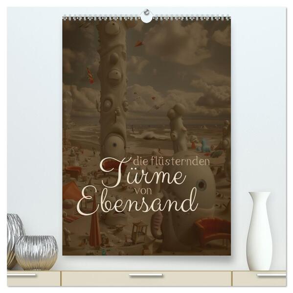 Die Flüsternden Türme von Ebensand (hochwertiger Premium Wandkalender 2026 DIN A2 hoch) Kunstdruck in Hochglanz