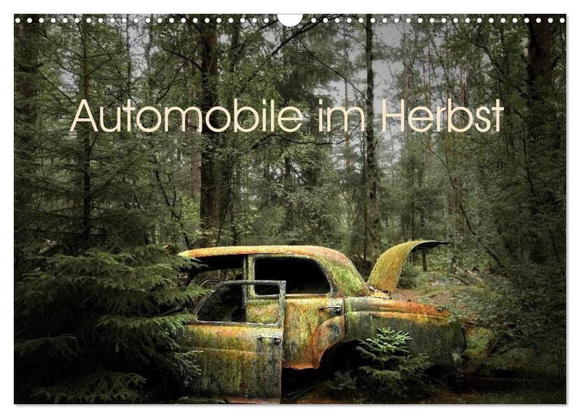 Automobile im Herbst (Wandkalender 2026 DIN A3 quer) CALVENDO Monatskalender