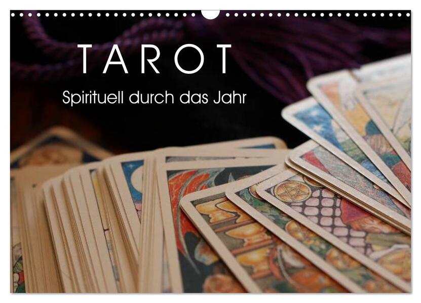 Tarot. Spirituell durch das Jahr (Wandkalender 2026 DIN A3 quer) CALVENDO Monatskalender