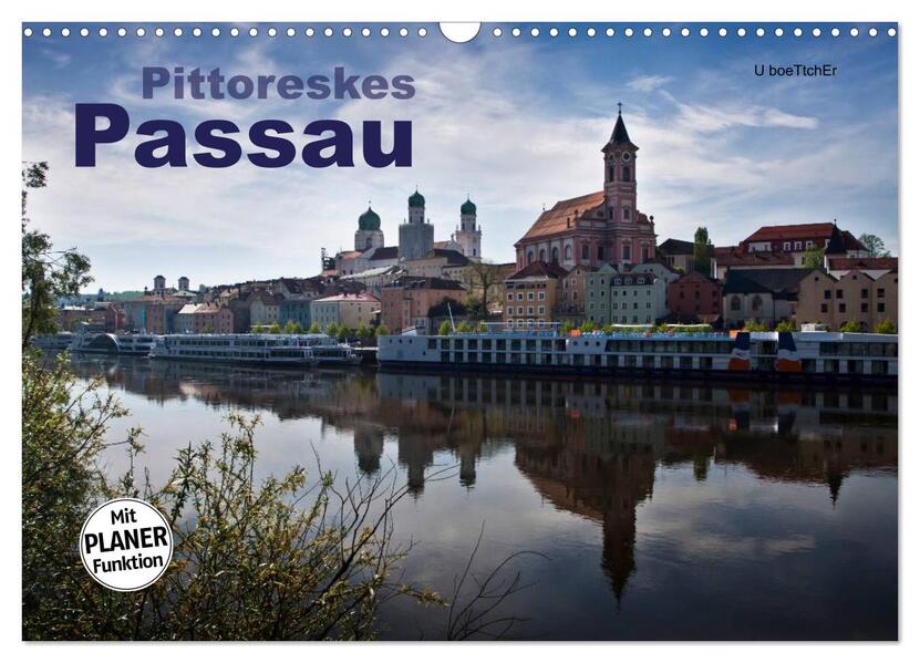 Pittoreskes Passau (Wandkalender 2026 DIN A3 quer) CALVENDO Monatskalender