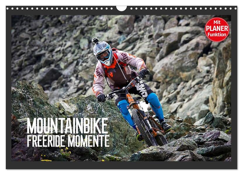 Mountainbike Freeride Momente (Wandkalender 2026 DIN A3 quer) CALVENDO Monatskalender