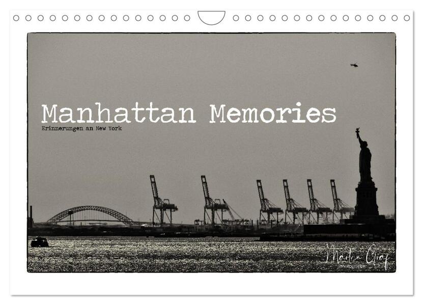 Manhattan Memories - Erinnerungen an New York (Wandkalender 2026 DIN A4 quer) CALVENDO Monatskalender