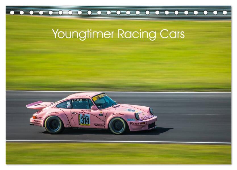 Youngtimer Racing Cars (Tischkalender 2026 DIN A5 quer) CALVENDO Monatskalender
