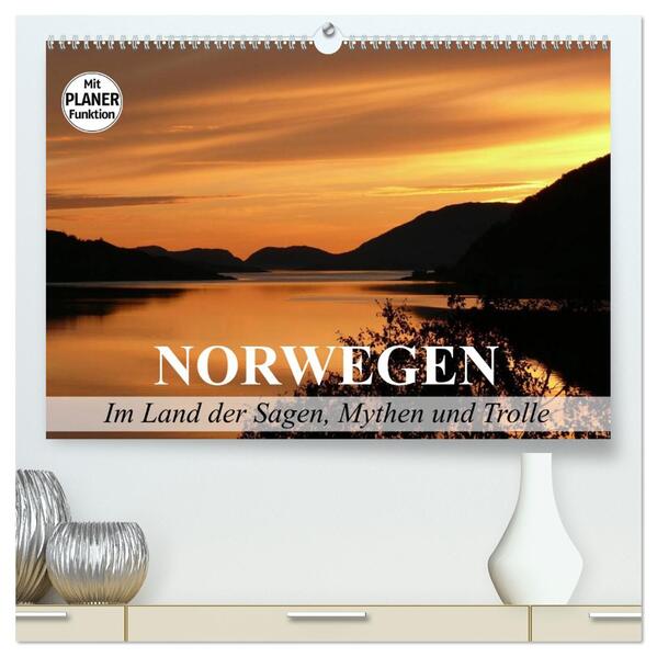 Norwegen. Im Land der Sagen Mythen und Trolle (hochwertiger Premium Wandkalender 2026 DIN A2 quer) Kunstdruck in Hochglanz