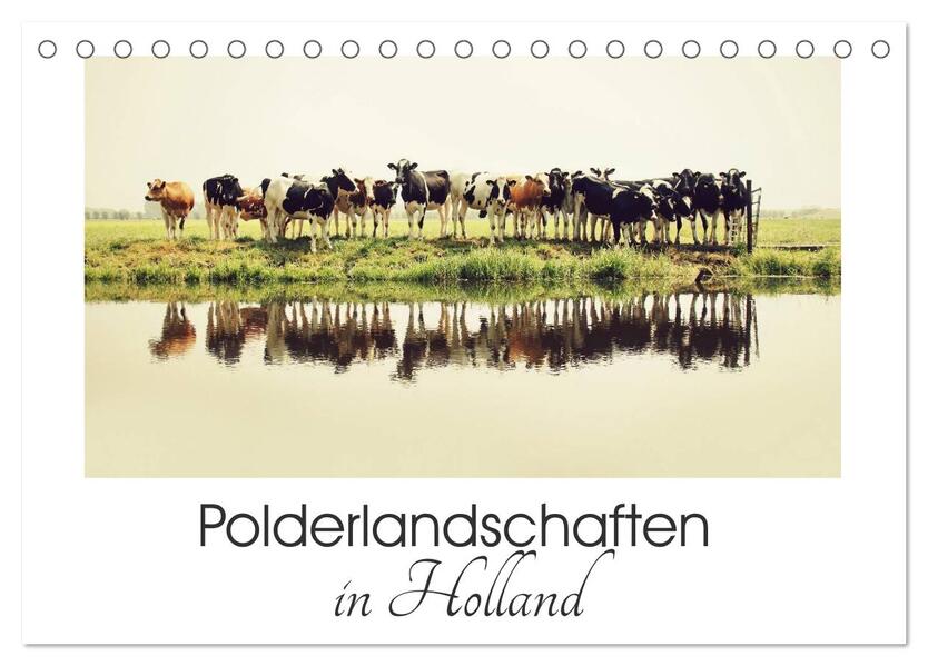 Polderlandschaften in Holland (Tischkalender 2026 DIN A5 quer) CALVENDO Monatskalender