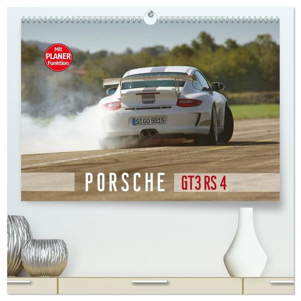 Porsche GT3RS 40 (hochwertiger Premium Wandkalender 2026 DIN A2 quer) Kunstdruck in Hochglanz