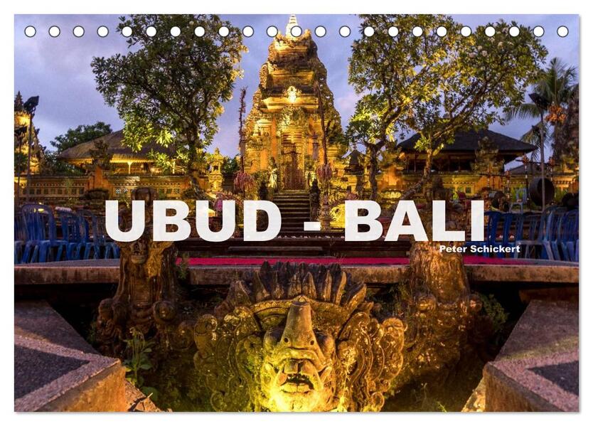 Ubud - Bali (Tischkalender 2026 DIN A5 quer) CALVENDO Monatskalender