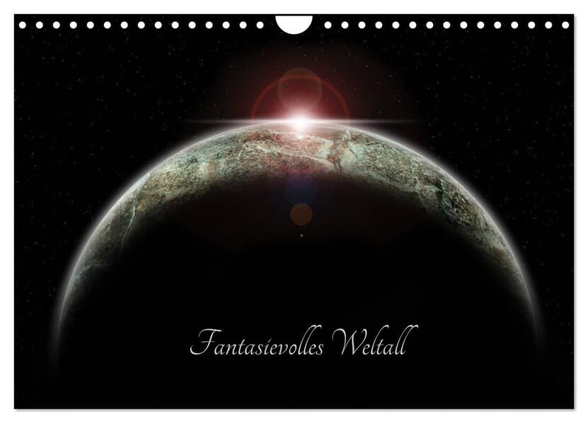 Fantasievolles Weltall (Wandkalender 2026 DIN A4 quer) CALVENDO Monatskalender