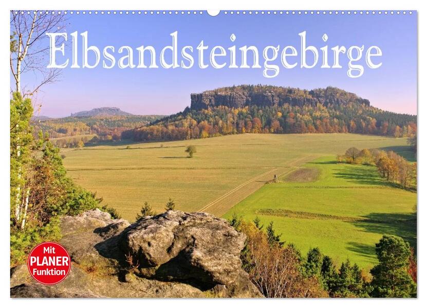 Elbsandsteingebirge (Wandkalender 2026 DIN A2 quer) CALVENDO Monatskalender