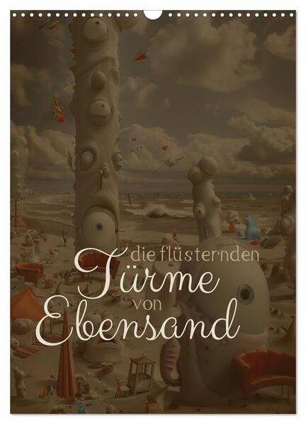 Die Flüsternden Türme von Ebensand (Wandkalender 2026 DIN A3 hoch) CALVENDO Monatskalender