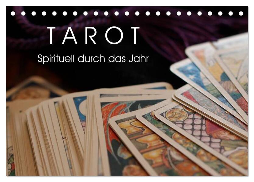 Tarot. Spirituell durch das Jahr (Tischkalender 2026 DIN A5 quer) CALVENDO Monatskalender