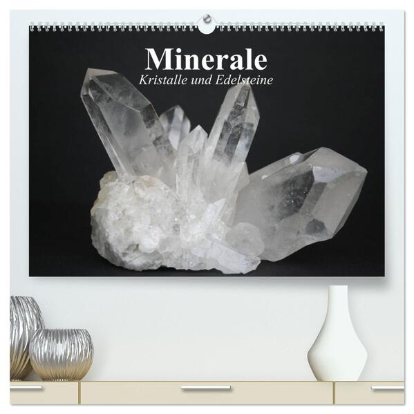 Minerale. Kristalle und Edelsteine (hochwertiger Premium Wandkalender 2026 DIN A2 quer) Kunstdruck in Hochglanz
