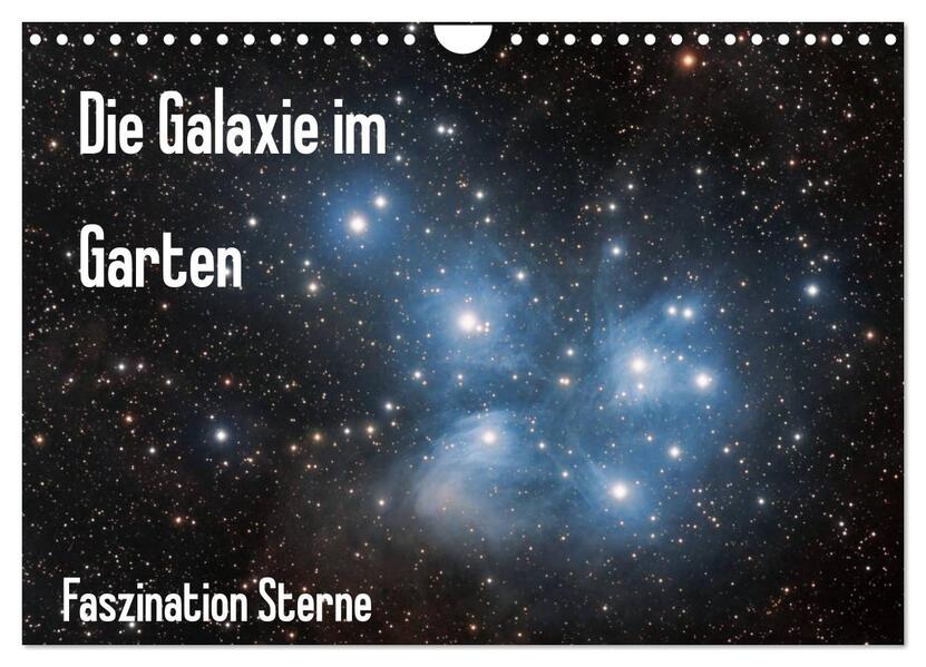 Die Galaxie im Garten (Wandkalender 2026 DIN A4 quer) CALVENDO Monatskalender