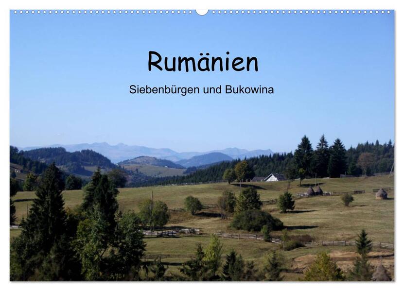 Rumänien - Siebenbürgen und Bukowina (Wandkalender 2026 DIN A2 quer) CALVENDO Monatskalender
