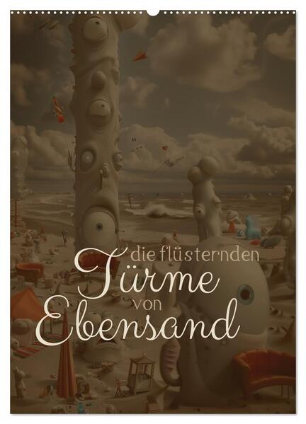 Die Flüsternden Türme von Ebensand (Wandkalender 2026 DIN A2 hoch) CALVENDO Monatskalender