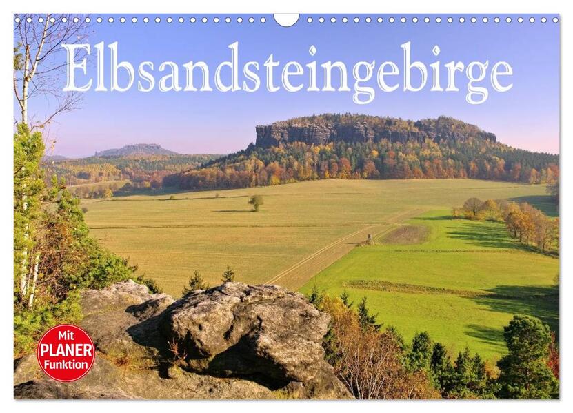 Elbsandsteingebirge (Wandkalender 2026 DIN A3 quer) CALVENDO Monatskalender