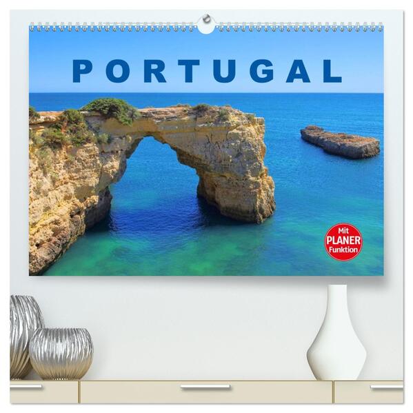 Portugal (hochwertiger Premium Wandkalender 2026 DIN A2 quer) Kunstdruck in Hochglanz