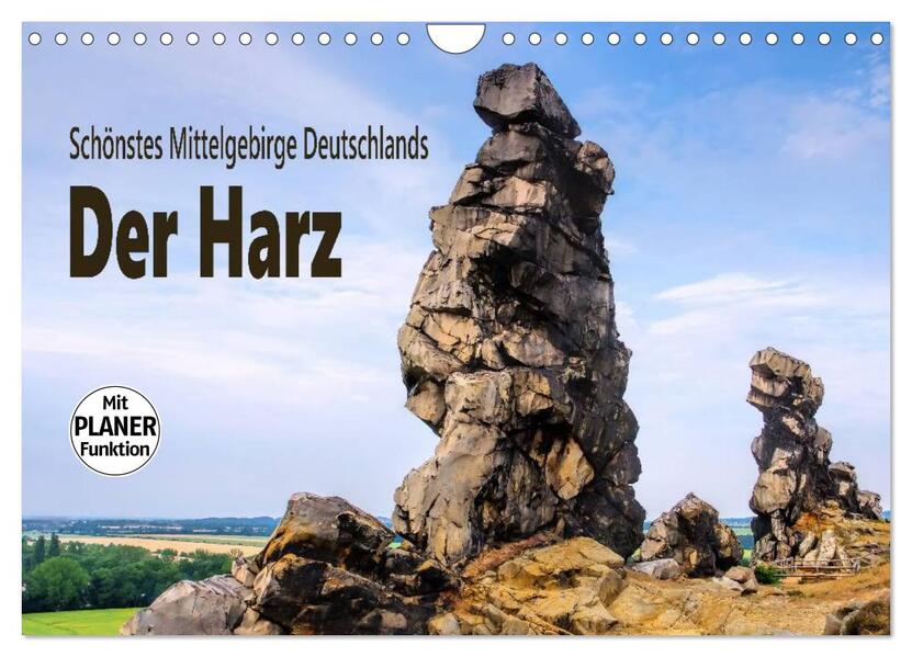 Der Harz - Schönstes Mittelgebirge Deutschlands (Wandkalender 2026 DIN A4 quer) CALVENDO Monatskalender