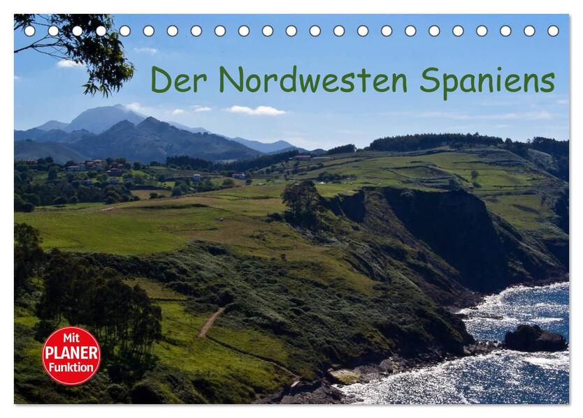 Der Nordwesten Spaniens (Tischkalender 2026 DIN A5 quer) CALVENDO Monatskalender
