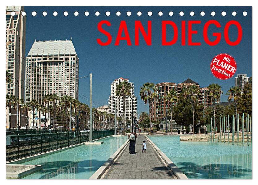 San Diego (Tischkalender 2026 DIN A5 quer) CALVENDO Monatskalender