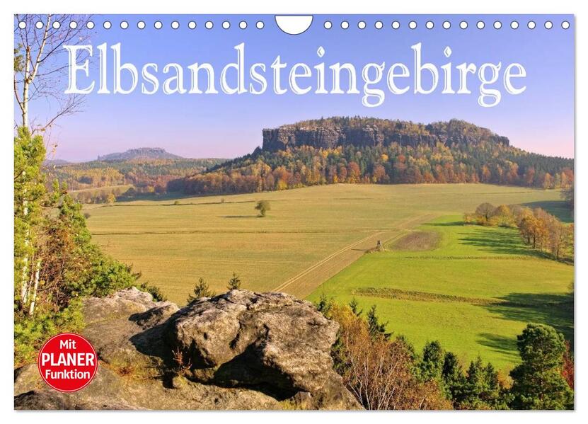 Elbsandsteingebirge (Wandkalender 2026 DIN A4 quer) CALVENDO Monatskalender