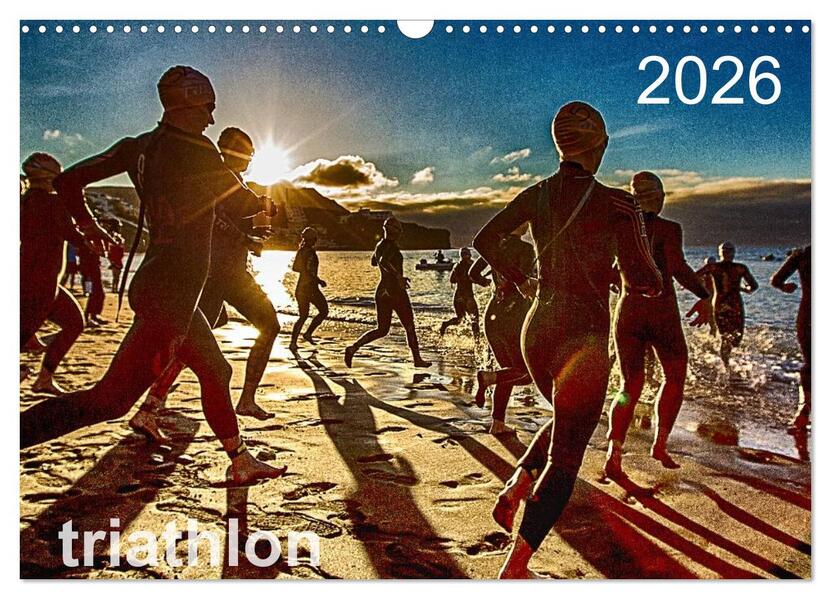 TRIATHLON 2026 (Wandkalender 2026 DIN A3 quer) CALVENDO Monatskalender