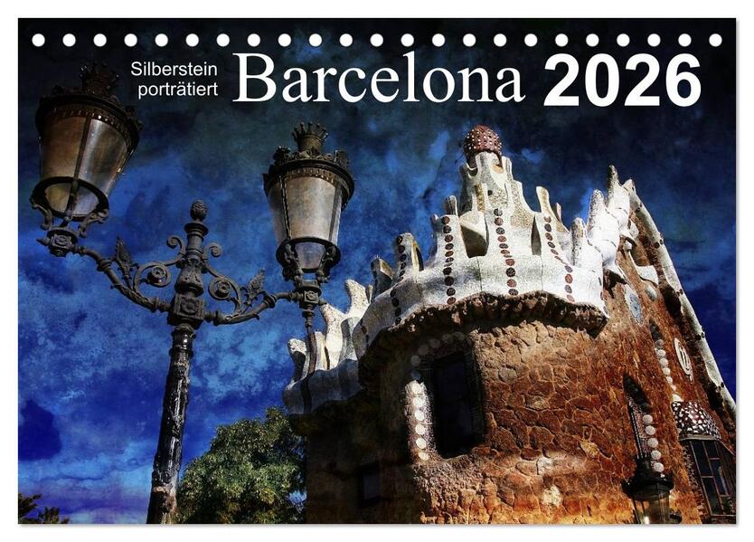 Barcelona (Tischkalender 2026 DIN A5 quer) CALVENDO Monatskalender