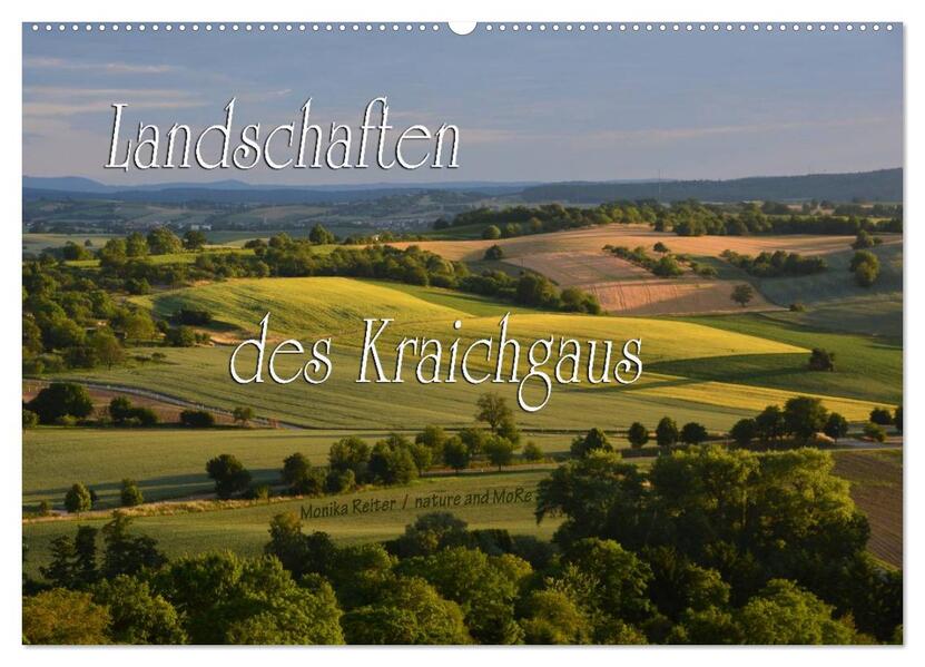 Landschaften des Kraichgaus (Wandkalender 2026 DIN A2 quer) CALVENDO Monatskalender