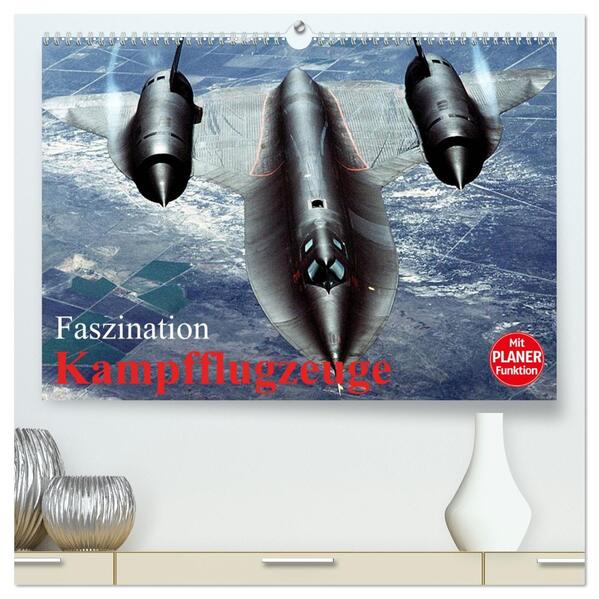 Faszination Kampfflugzeuge (hochwertiger Premium Wandkalender 2026 DIN A2 quer) Kunstdruck in Hochglanz