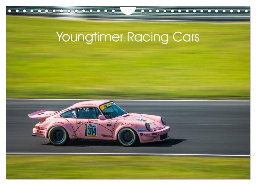 Youngtimer Racing Cars (Wandkalender 2026 DIN A4 quer) CALVENDO Monatskalender