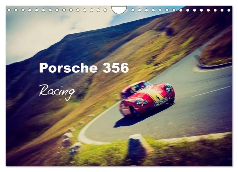 Porsche 356 - Racing (Wandkalender 2026 DIN A4 quer) CALVENDO Monatskalender