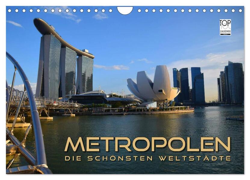METROPOLEN - die schönsten Weltstädte (Wandkalender 2026 DIN A4 quer) CALVENDO Monatskalender