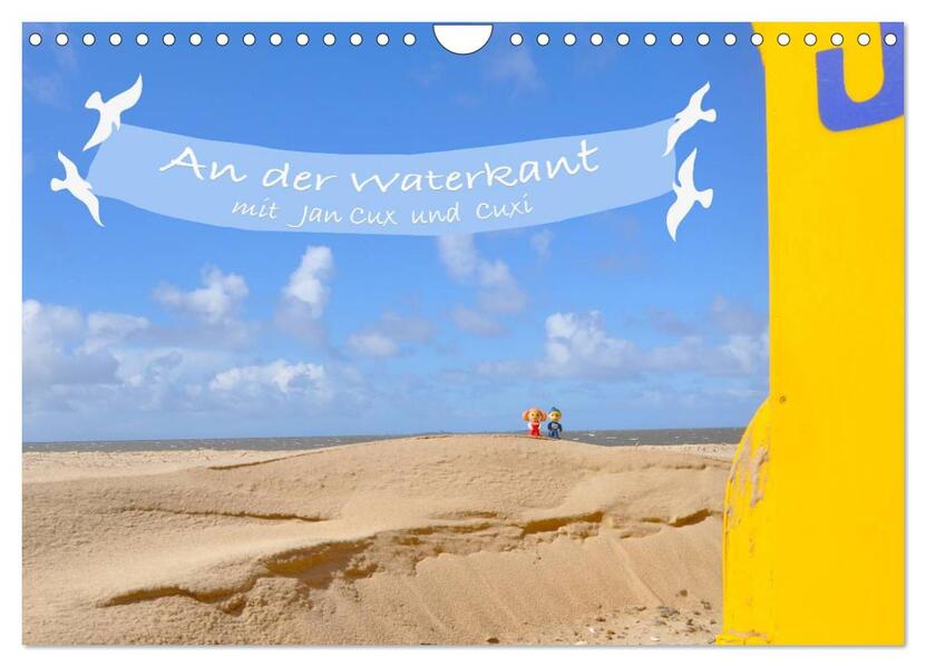 An der Waterkant mit Jan Cux und Cuxi (Wandkalender 2026 DIN A4 quer) CALVENDO Monatskalender