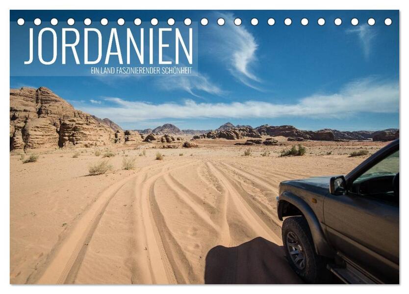 Jordanien - ein Land faszinierender Schönheit (Tischkalender 2026 DIN A5 quer) CALVENDO Monatskalender