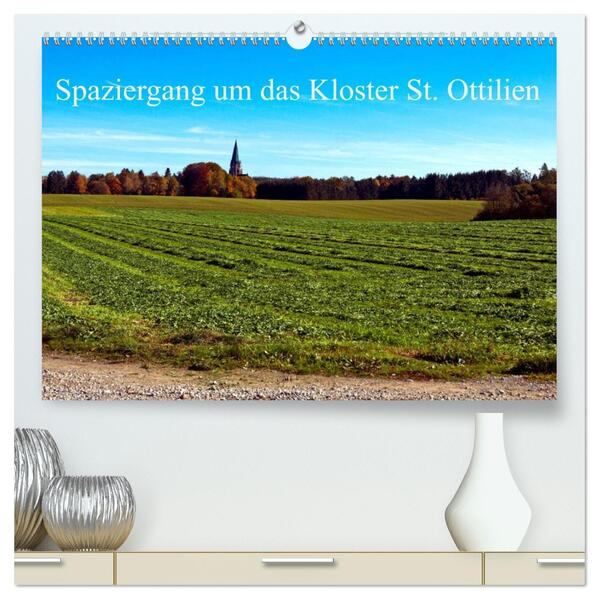 Spaziergang um das Kloster St. Ottilien (hochwertiger Premium Wandkalender 2026 DIN A2 quer) Kunstdruck in Hochglanz