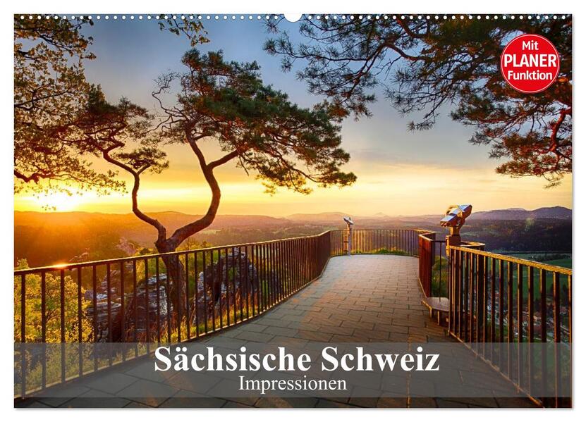 Sächsische Schweiz - Impressionen (Wandkalender 2026 DIN A2 quer) CALVENDO Monatskalender