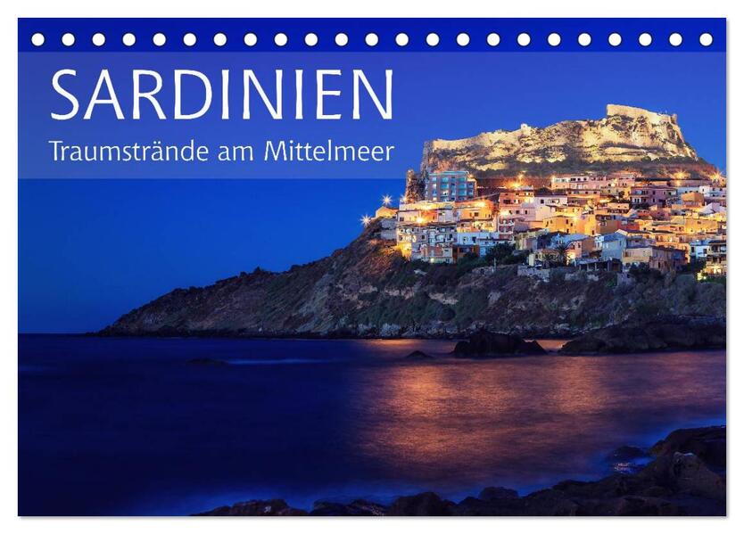 Sardinien - Traumstrände am Mittelmeer (Tischkalender 2026 DIN A5 quer) CALVENDO Monatskalender