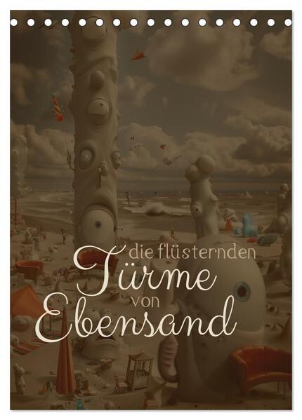 Die Flüsternden Türme von Ebensand (Tischkalender 2026 DIN A5 hoch) CALVENDO Monatskalender