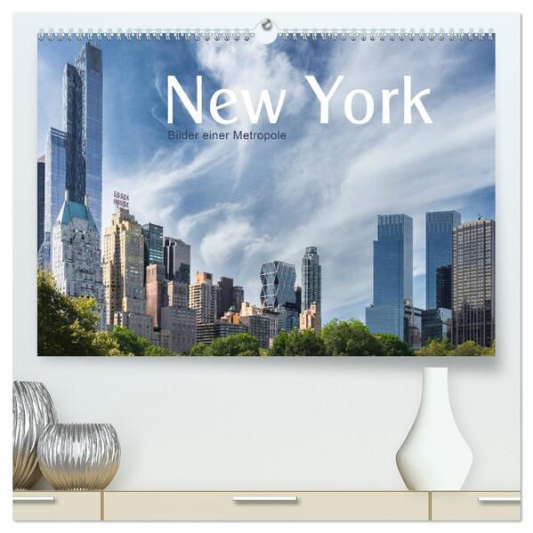 New York - Bilder einer Metropole (hochwertiger Premium Wandkalender 2026 DIN A2 quer) Kunstdruck in Hochglanz