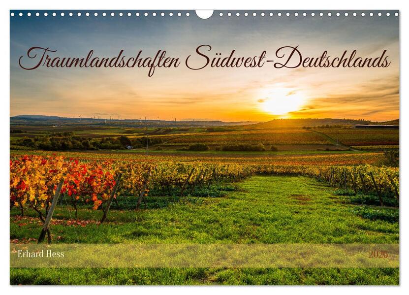 Traumlandschaften Südwest-Deutschlands (Wandkalender 2026 DIN A3 quer) CALVENDO Monatskalender