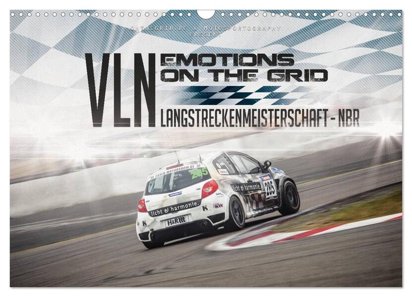 EMOTIONS ON THE GRID - VLN Langstreckenmeisterschaft Nürburgring (Wandkalender 2026 DIN A3 quer) CALVENDO Monatskalender