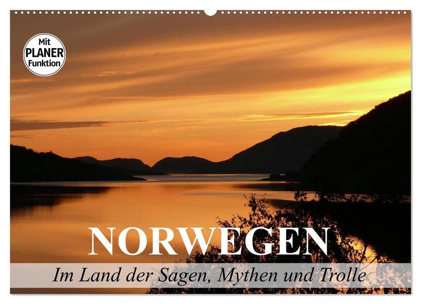 Norwegen. Im Land der Sagen Mythen und Trolle (Wandkalender 2026 DIN A2 quer) CALVENDO Monatskalender